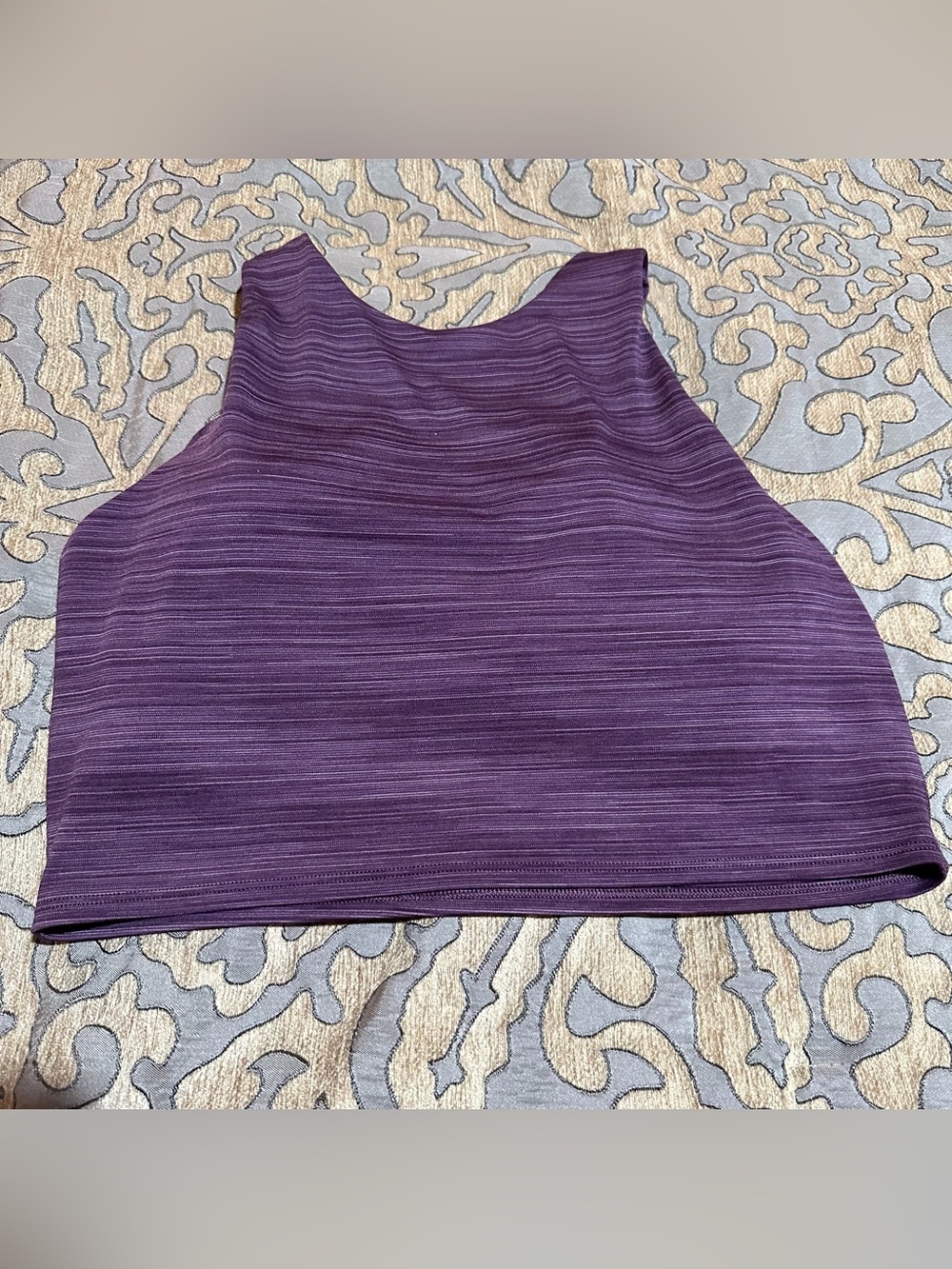 Athleta Conscious Space Dye Crop Sports Bra Tank Size Large - Picture 3 of 6